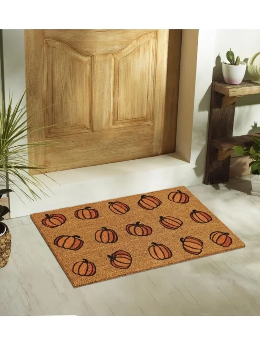 Way To Celebrate Halloween 18“x30” Pumpkin Doormat NWT